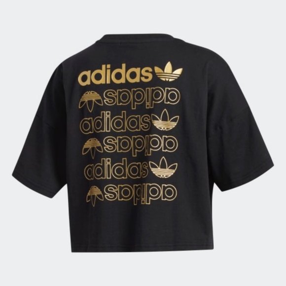 black and gold adidas shirt